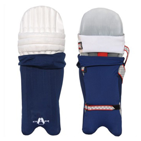navy cricket pads