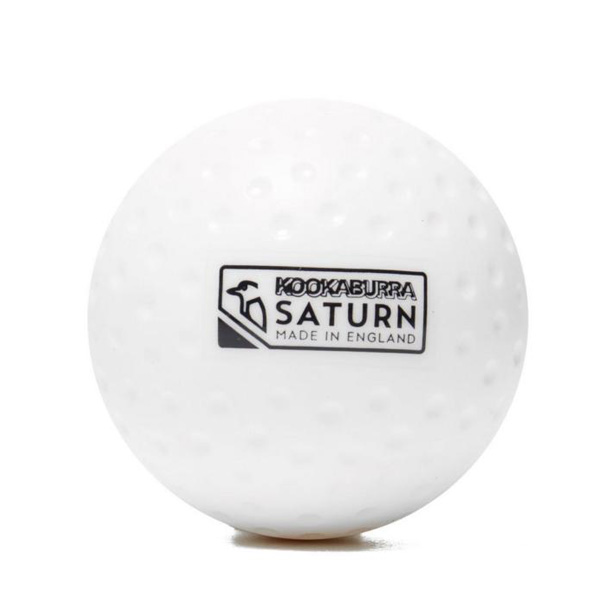 Kookaburra Dimple Saturn Field Hockey Bal in White Made of PVC One Size 