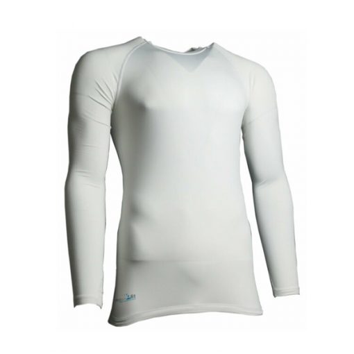 Precision-compression-baselayer-shirt-white