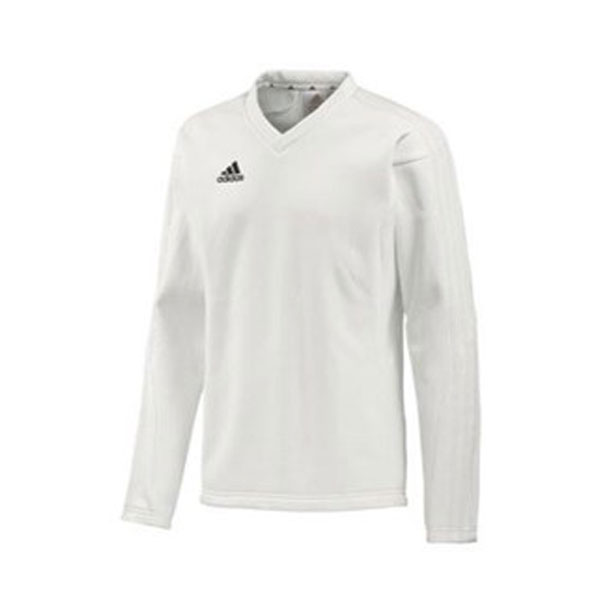 Adidas Elite Long Sleeve Senior Cricket Sweater : Kent Cricket Direct