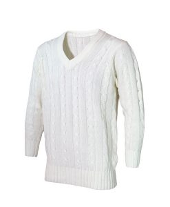 Hunts-County-Cream-Plain-Woollen-Cricket-Long-Sleeve-Sweater