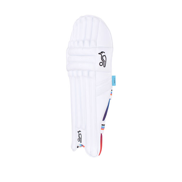 Kookaburra Aura 5.1 Cricket Batting Pads – Adult Right Hand, White (Club Grade)