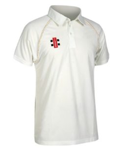 Gray Nicolls Matrix Short Sleeve Cricket Shirt Junior