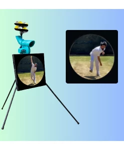 Paceman 195 XTFX Cricket Bowling Machine & SIMFX Screen Bundle